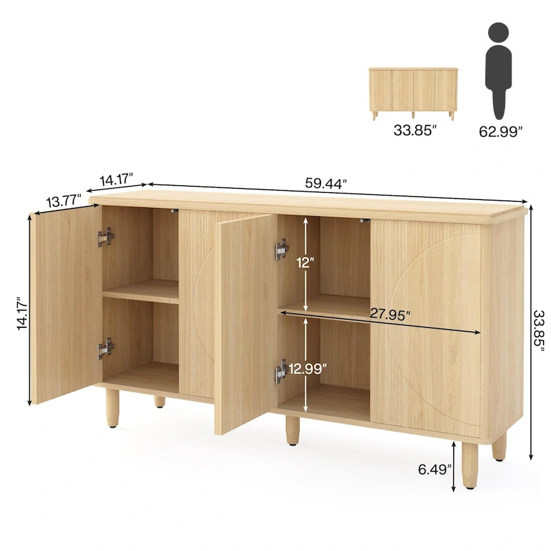 Bahut de salle à manger moderne avec rangement