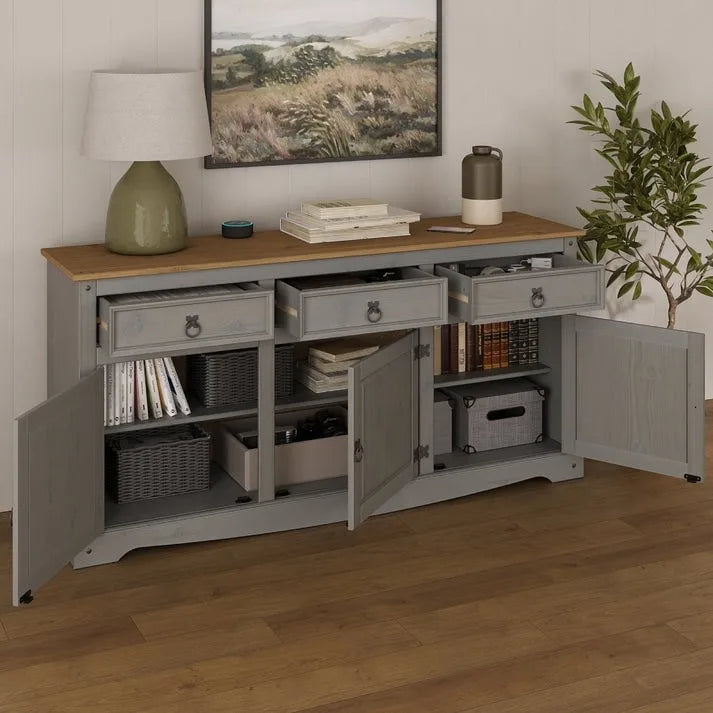 Buffet en bois, style ferme - Série Corona