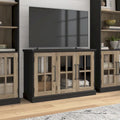 Meuble TV 46 W, adapté aux téléviseurs 65 pouces.