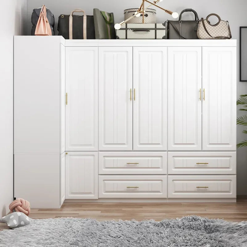 Armoire / Meuble de rangement – Combinaison penderie et tiroirs