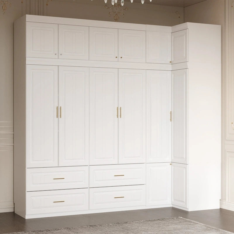 Armoire / Meuble de rangement – Combinaison penderie et tiroirs