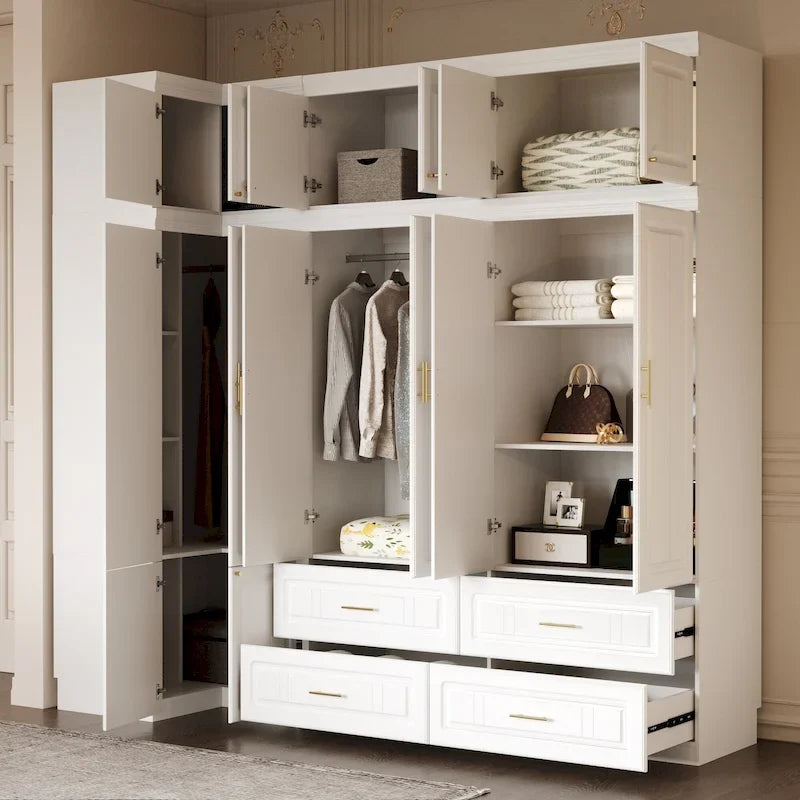 Armoire / Meuble de rangement – Combinaison penderie et tiroirs