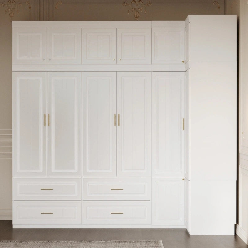 Armoire / Meuble de rangement – Combinaison penderie et tiroirs