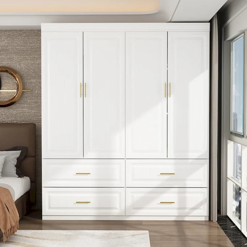 Armoire / Meuble de rangement – Combinaison penderie et tiroirs