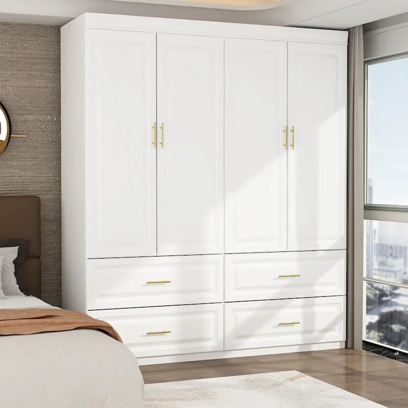 Armoire / Meuble de rangement – Combinaison penderie et tiroirs