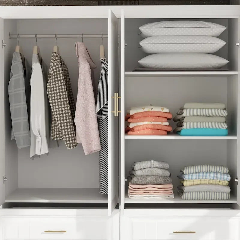 Armoire / Meuble de rangement – Combinaison penderie et tiroirs