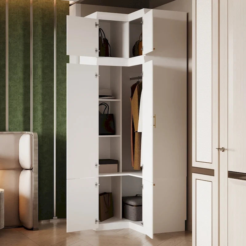 Armoire / Meuble de rangement – Combinaison penderie et tiroirs