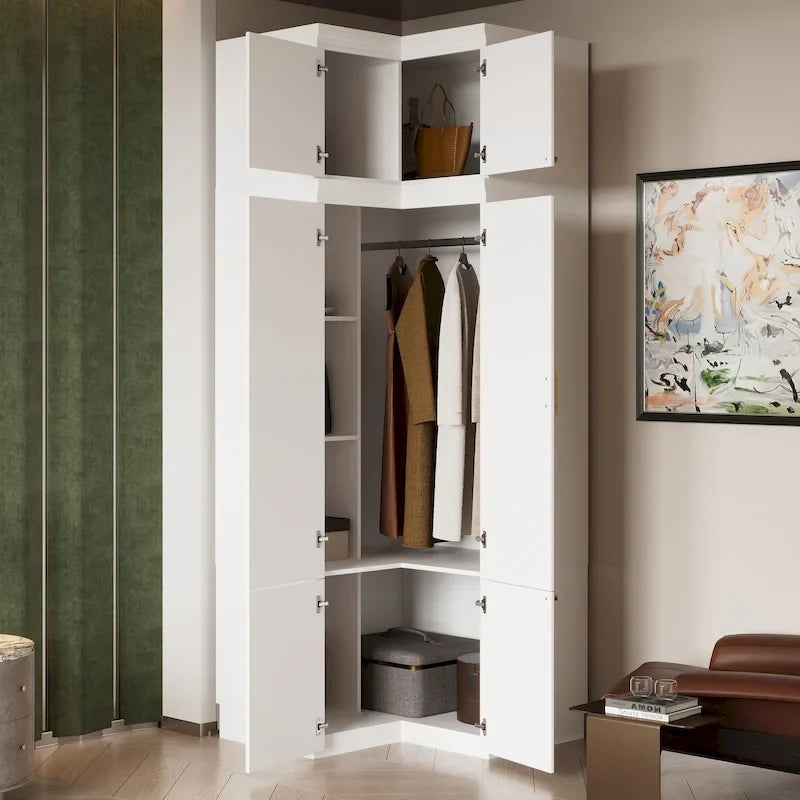 Armoire / Meuble de rangement – Combinaison penderie et tiroirs