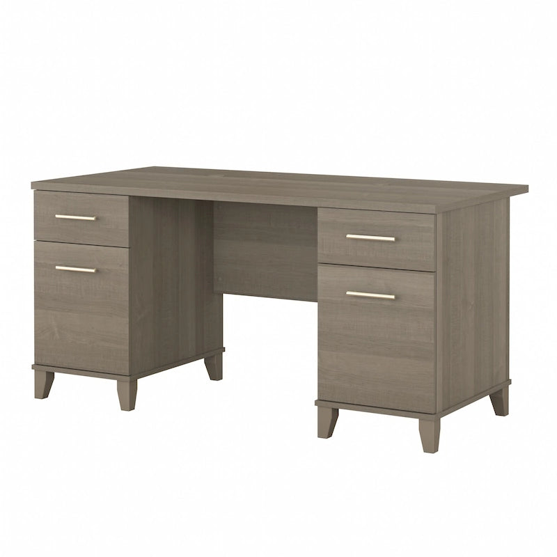 Bureau informatique avec tiroirs