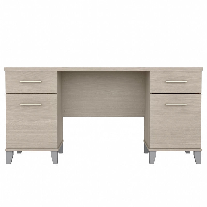 Bureau informatique avec tiroirs