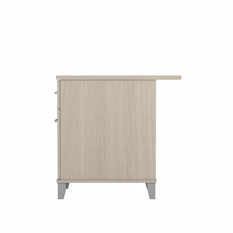Bureau informatique avec tiroirs
