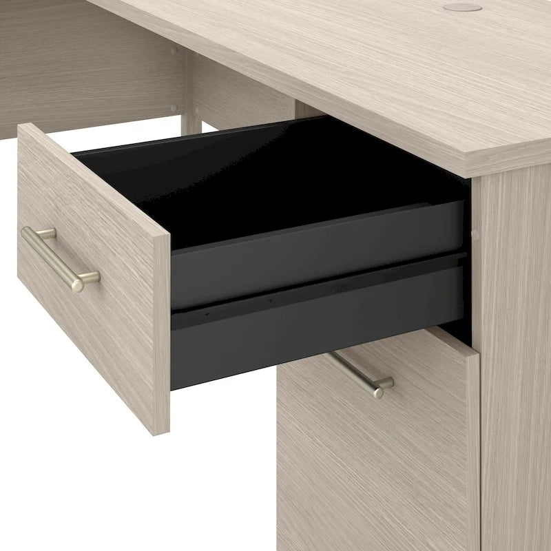 Bureau informatique avec tiroirs