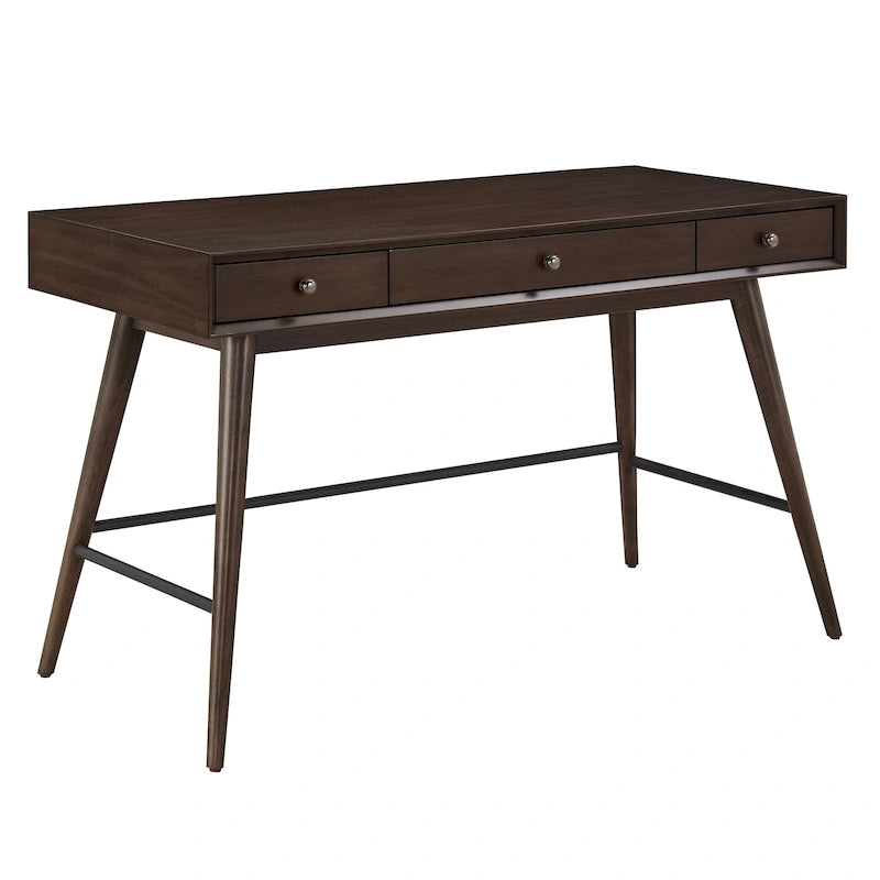 Bureau en bois à trois tiroirs