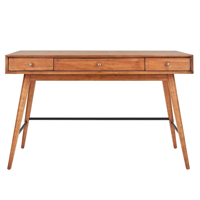 Bureau en bois à trois tiroirs