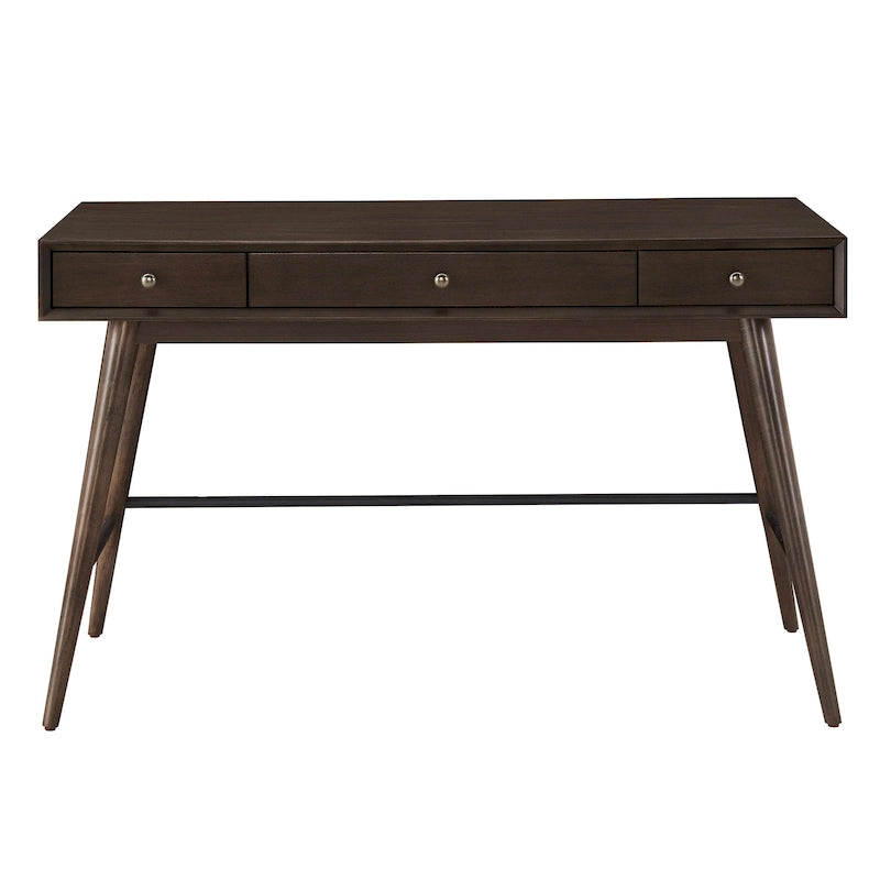 Bureau en bois à trois tiroirs