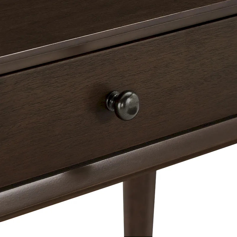 Bureau en bois à trois tiroirs