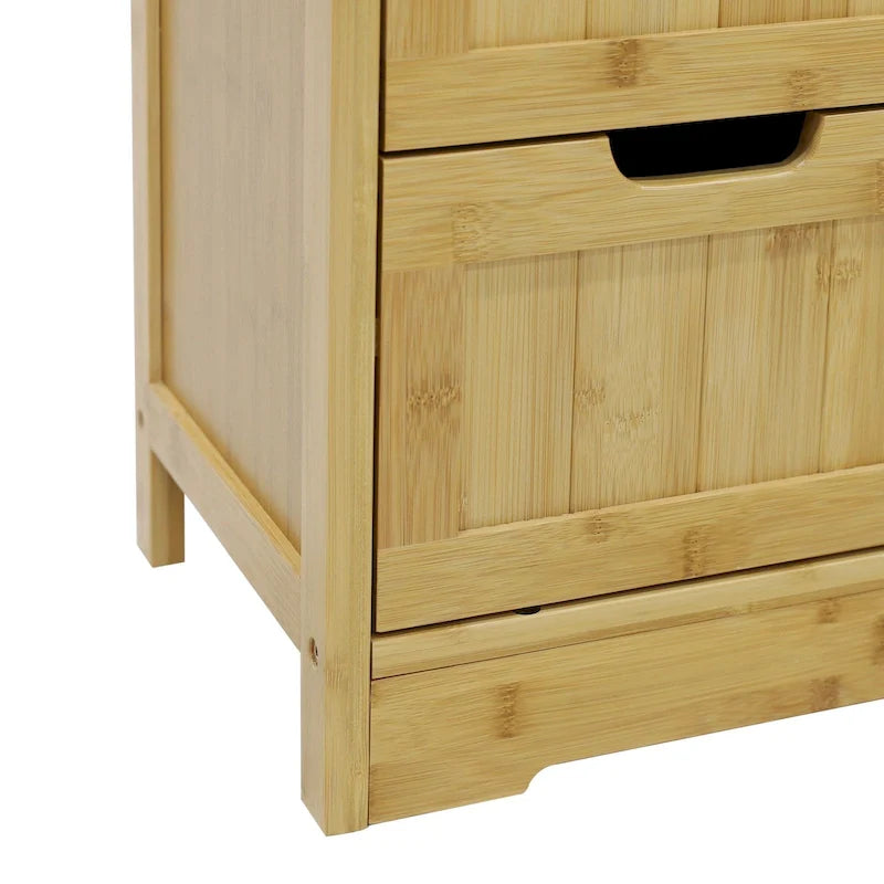 Meuble de rangement de salle de bain à poser avec 4 tiroirs