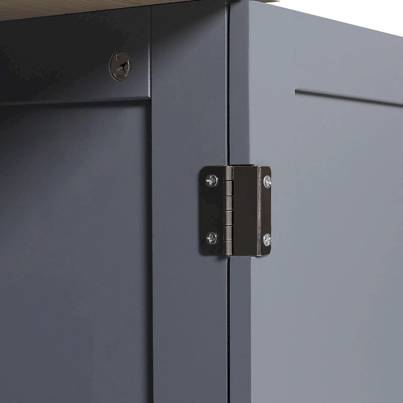 Meuble de rangement de salle de bain à poser avec 4 tiroirs