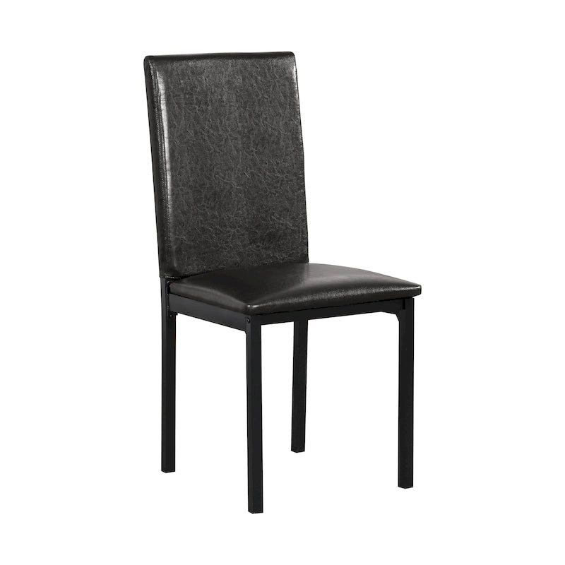 Ensemble table et 5 chaises de salle à manger en métal