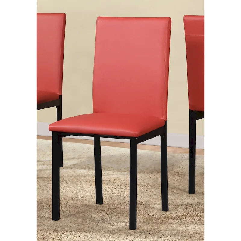 Ensemble table et 5 chaises de salle à manger en métal