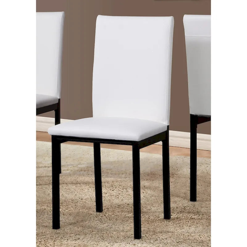 Ensemble table et 5 chaises de salle à manger en métal
