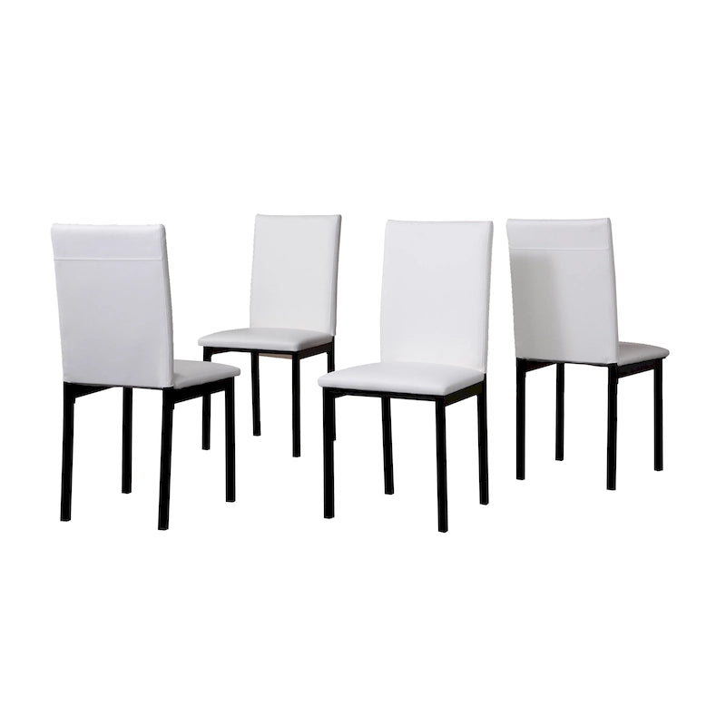 Ensemble table et 5 chaises de salle à manger en métal
