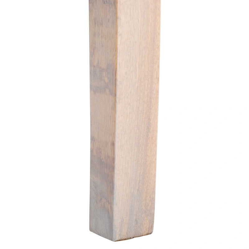 Chaises de salle à manger en rotin naturel (lot de 2) - 48 cm de large x 56 cm de profondeur x 104 cm de haut - 48L x 56P x 104H