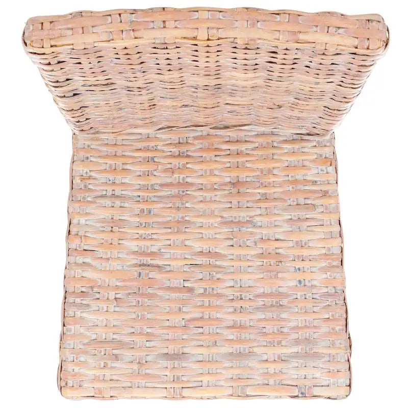 Chaises de salle à manger en rotin naturel (lot de 2) - 48 cm de large x 56 cm de profondeur x 104 cm de haut - 48L x 56P x 104H