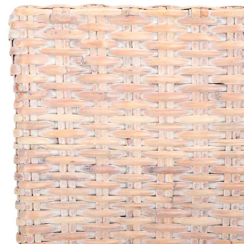 Chaises de salle à manger en rotin naturel (lot de 2) - 48 cm de large x 56 cm de profondeur x 104 cm de haut - 48L x 56P x 104H