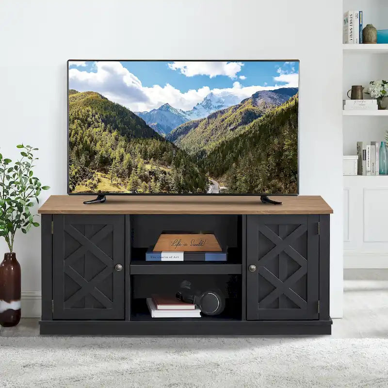 Meuble TV en bois massif