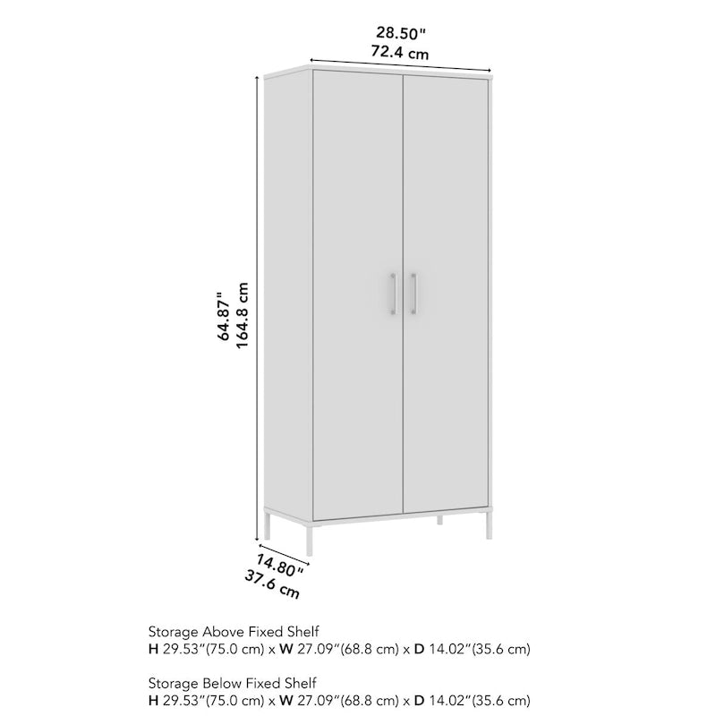 Meuble haut Bush Furniture avec portes