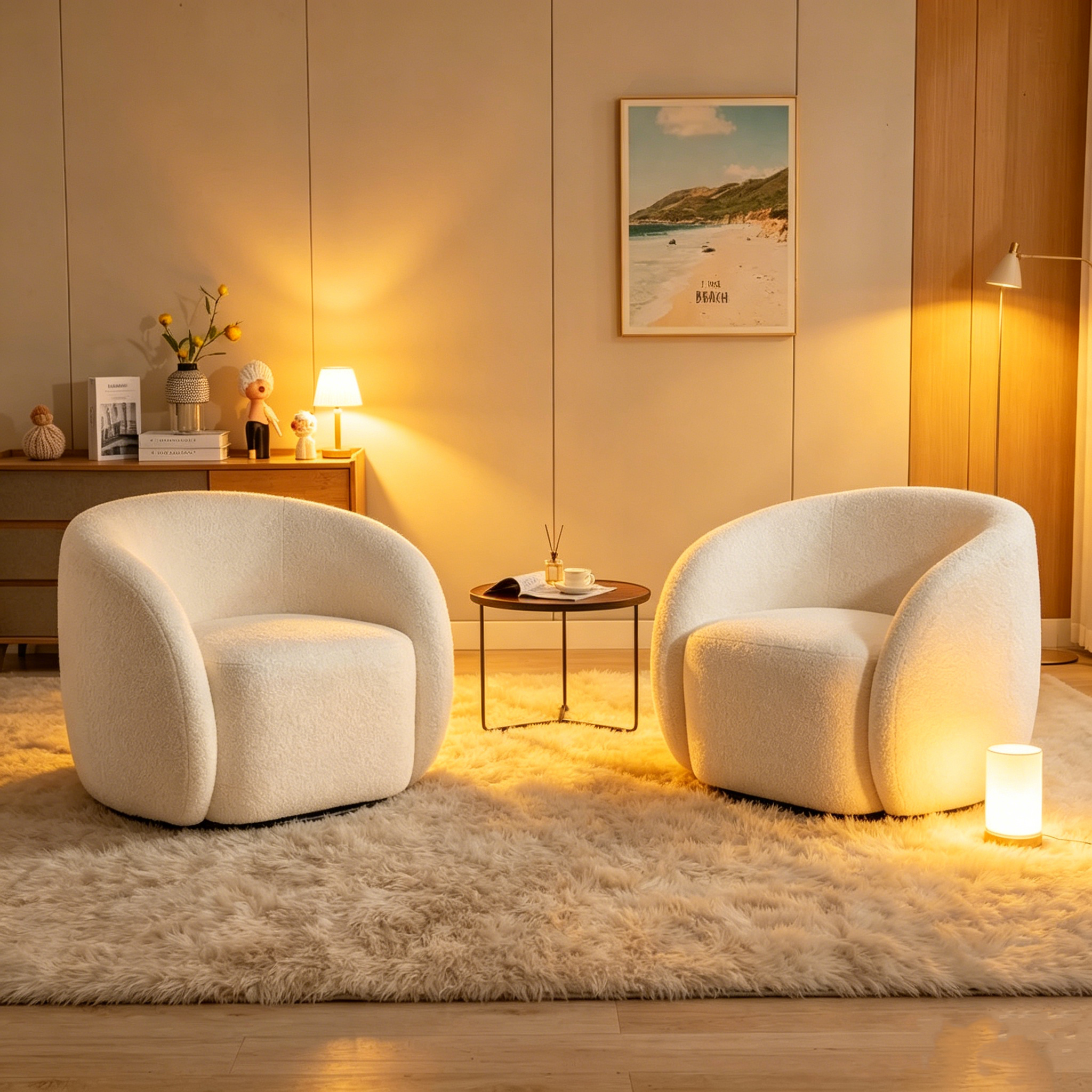 Fauteuil de loisirs douillet et charmant